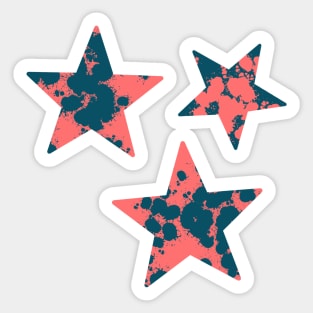 Set of three stars Sticker